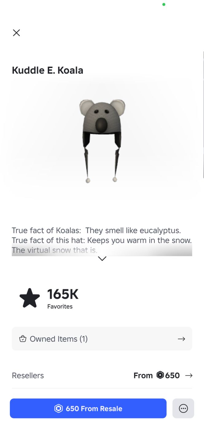 Conta Roblox rara com 1 offlase, e limited de 700 robux, pode senha email