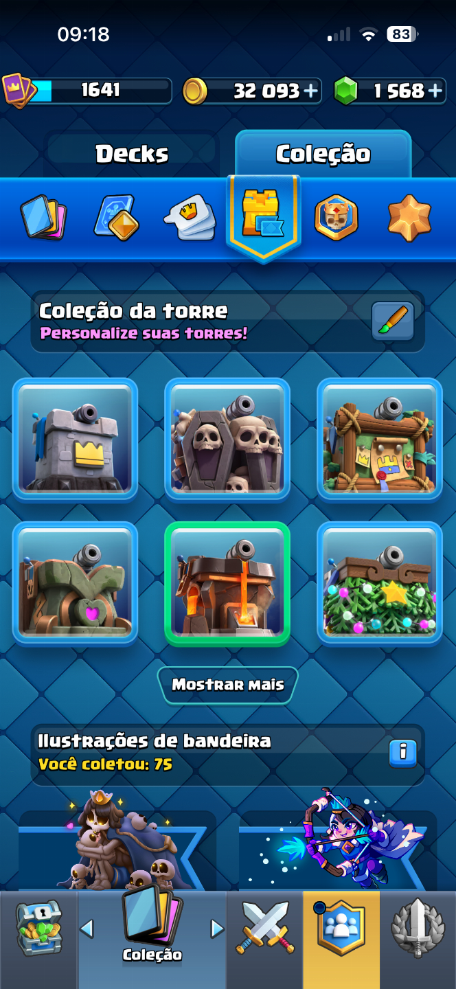 CONTA DE CLASH ROYALE 12k de troféus - COM ALTERAÇÃO DE NOME GRÁTIS