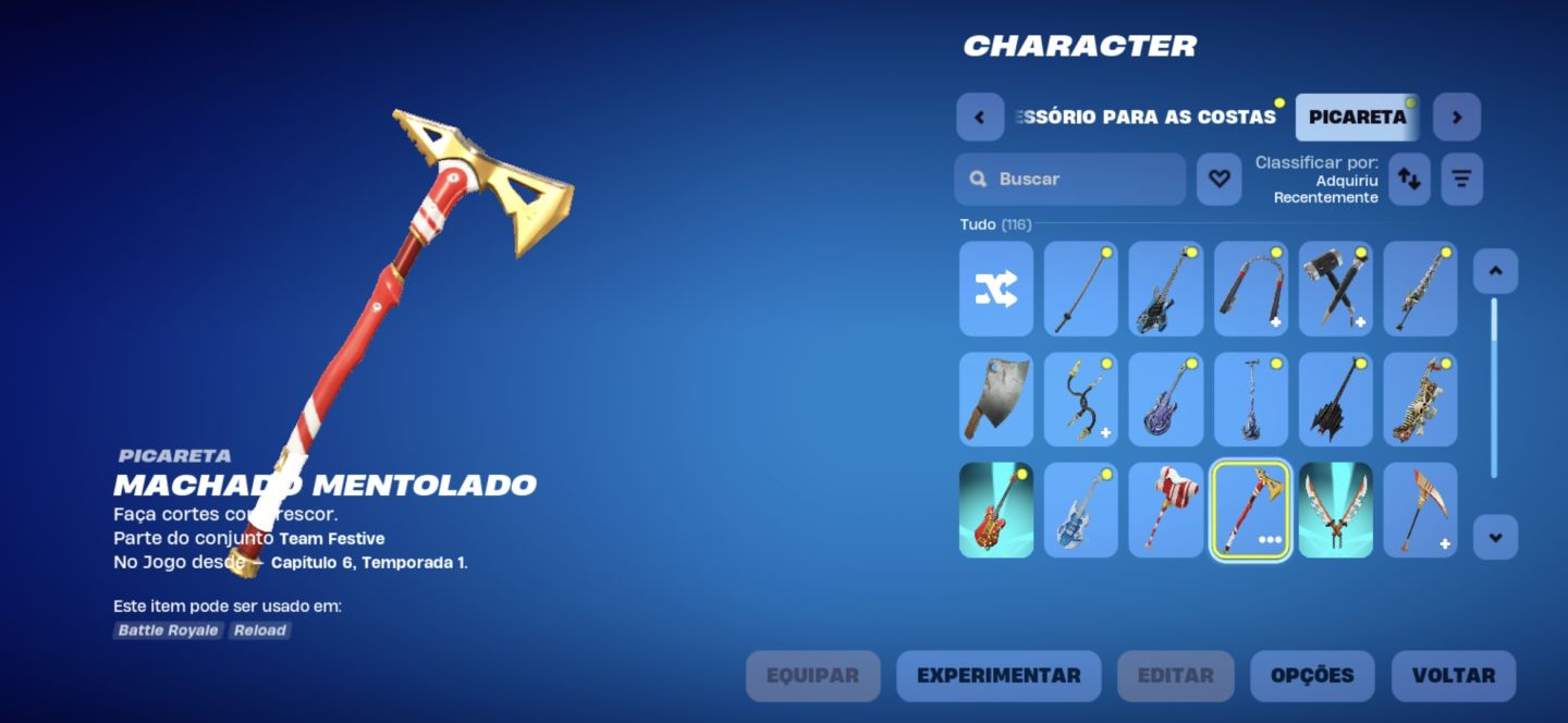 CONTA DE FORTINITE COM +100SKIN E PICARETAS, UNICO DONO