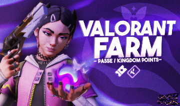 VALORANT FARM - Up passe de batalha - Kingdom Points!