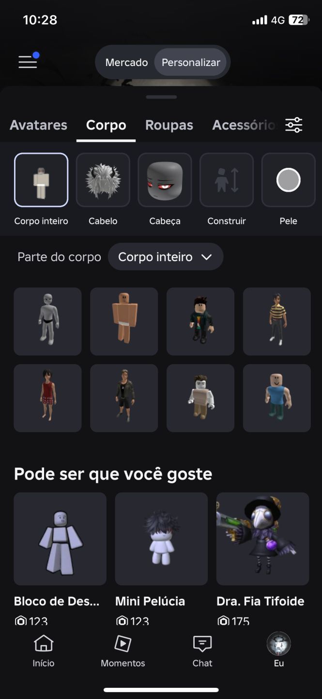 Conta No Roblox. Várias skins e passes
