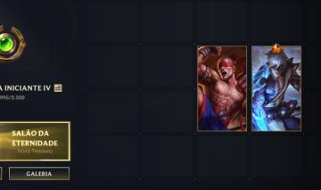 CONTA WILD RIFT SKIN LEE SIN DRAGAO DA TORMENTA/MUAY THAI + BAU DE SELECAO EPICO
