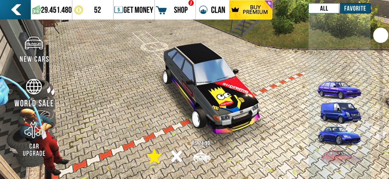 CARROS PERSONALIZADOS CAR PARKING 1 |PLOTAGEM DE ANIME, POLICIA, CORRIDA COM W16