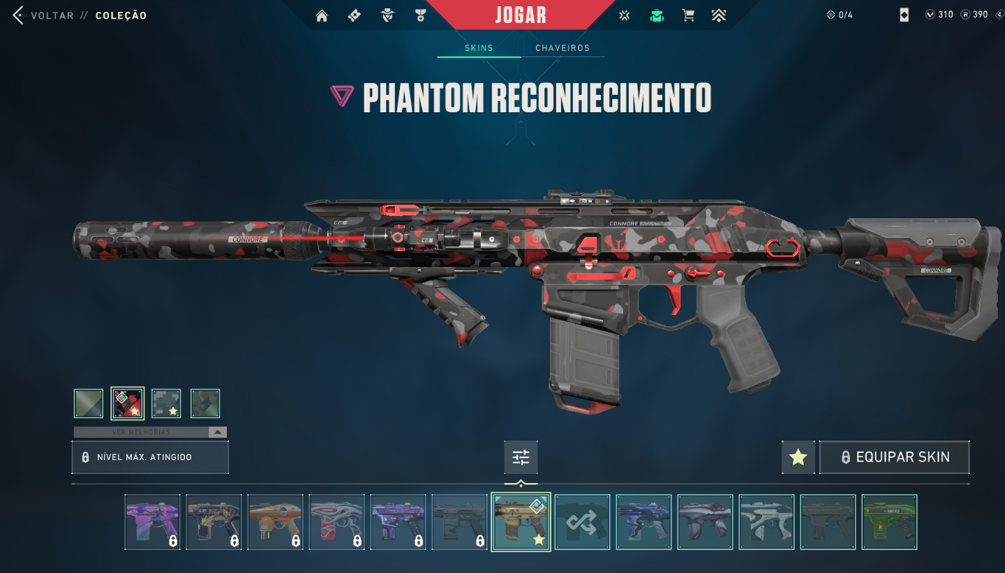 Conta Valorant FULL ACESSO. 16 SKINS (1.440R$ GASTOS)