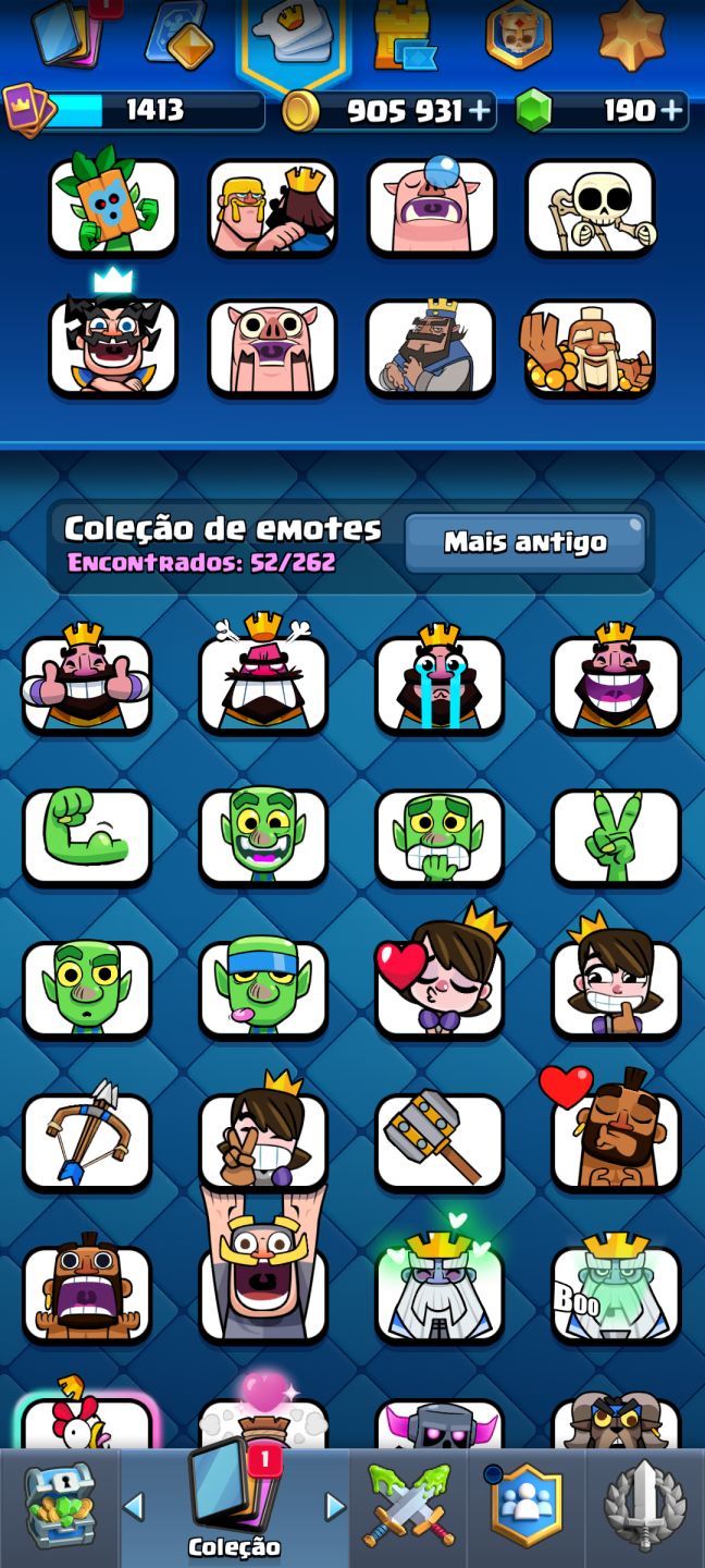 Conta de Clash Royale | 10k+ troféu | Conta Boa para começar