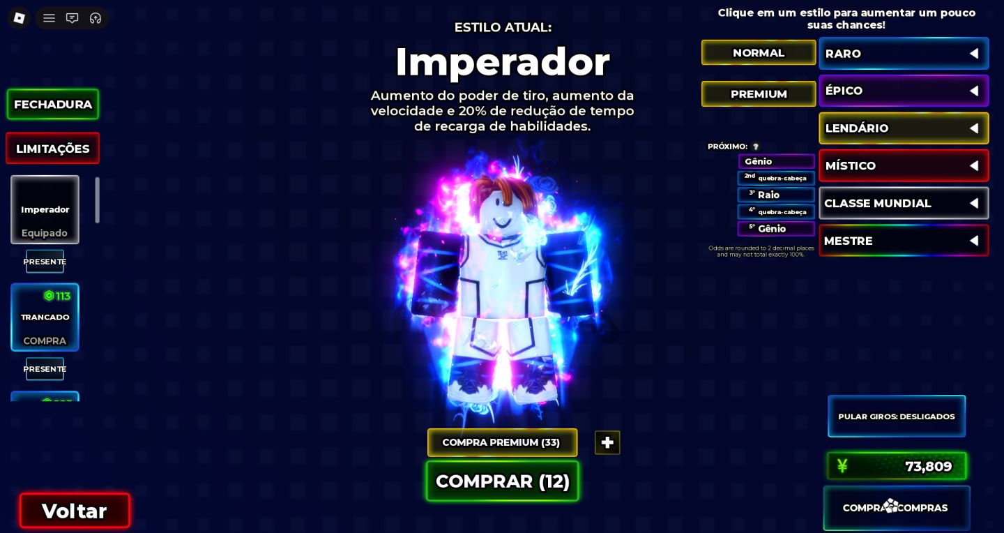 Contas Blue Lock Rivals | 2 Slots + 1 nel | World Class Fluxo | Lv 10+
