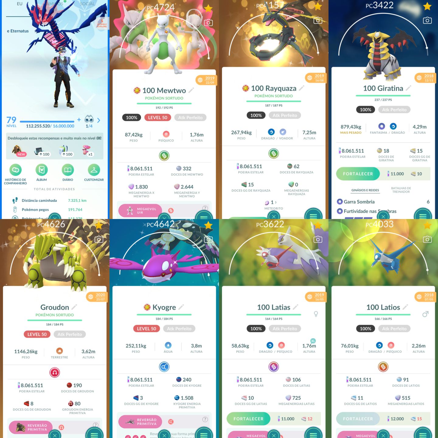 CONTA POKÉMON GO LV79