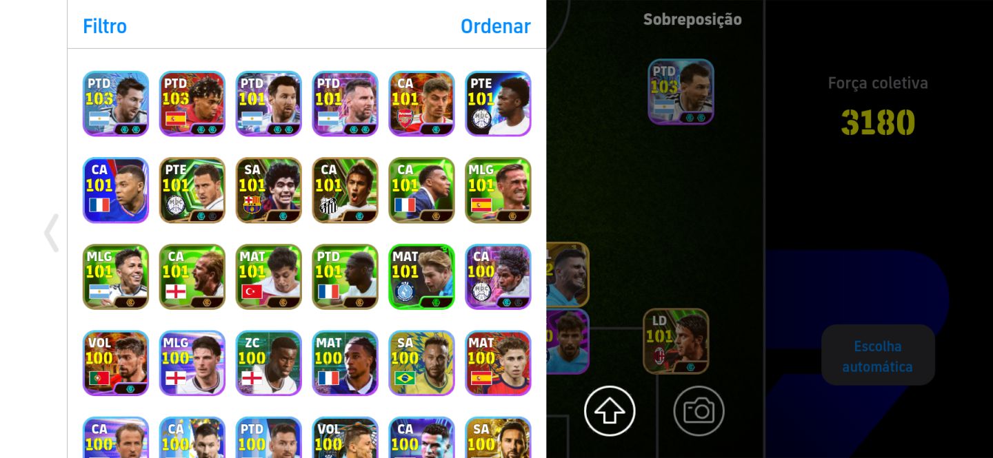 Conta efootball boa pra começar