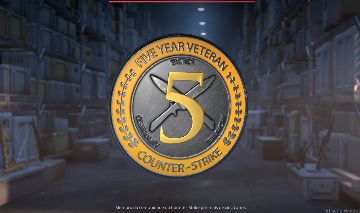 Vende-se conta counter strike, medalhas exclusivas 5 anos de serviço