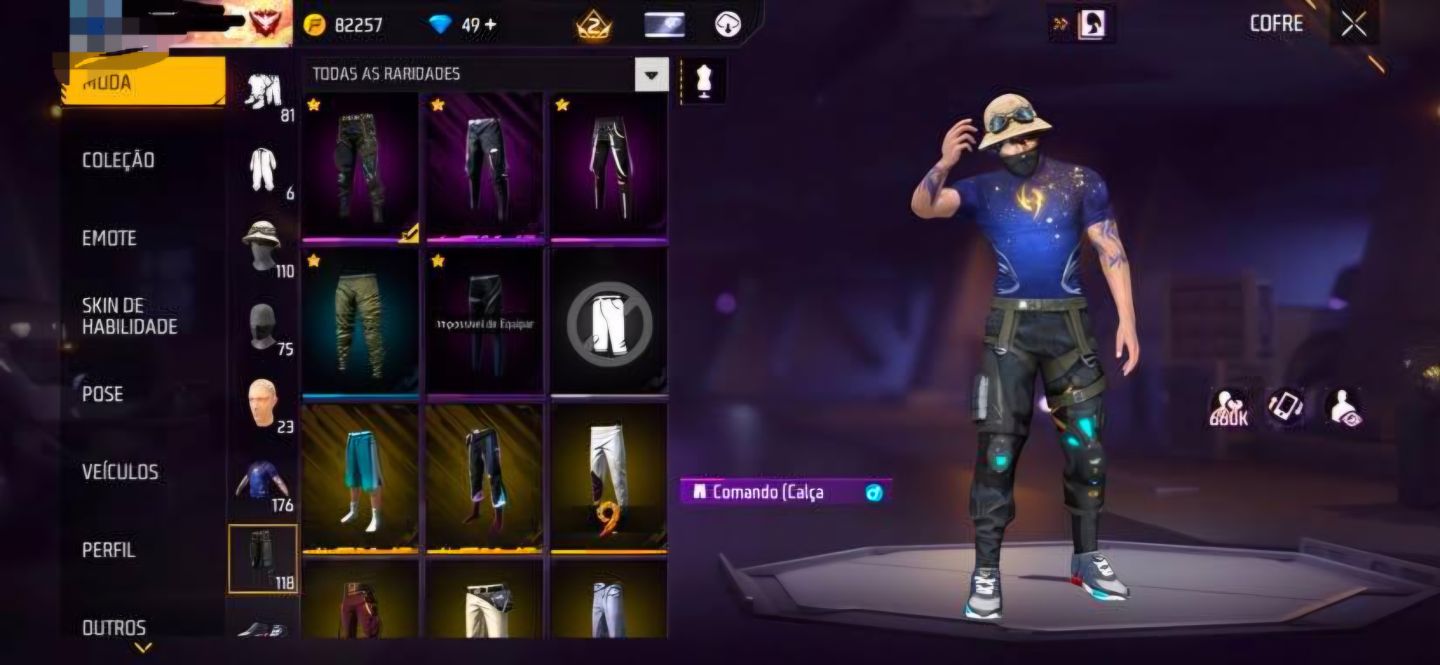 Conta com arma atributada para ap,ump roxa e xm8 e muitas skin e aproveitar