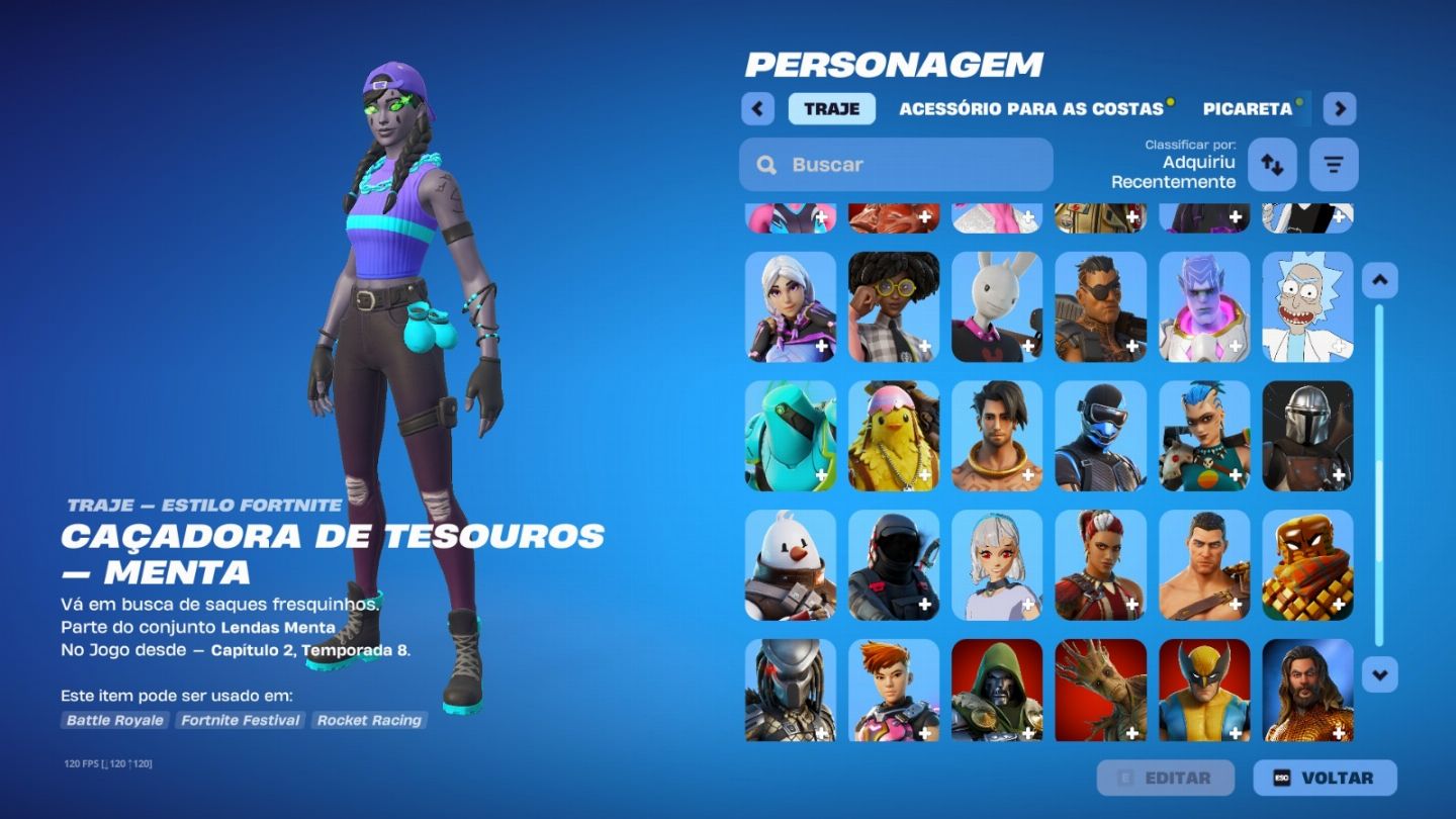 CONTA FORTNITE STW OG + SKINS TRY HARD, LARA CROFT E +