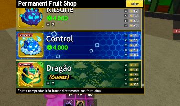Conta Roblox com Dragon permanente Blox fruits e muito mais