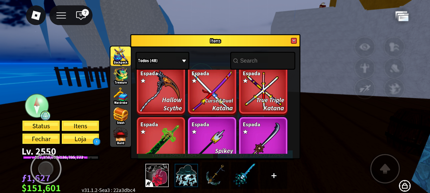 CONTA DE ROBLOX 2020, TUDO DO BLOX FRUIT