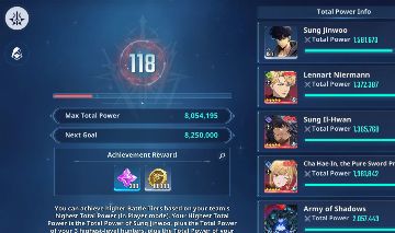 Conta Solo Leveling top 1 server Cat - 118 8,54M, Myro full e colabs