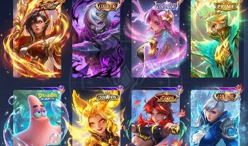 CONTA MOBILE LEGENDS TODOS OS HERÓIS+EMBLEMAS MAX! E AS SKIN EXCLUSIVAS !