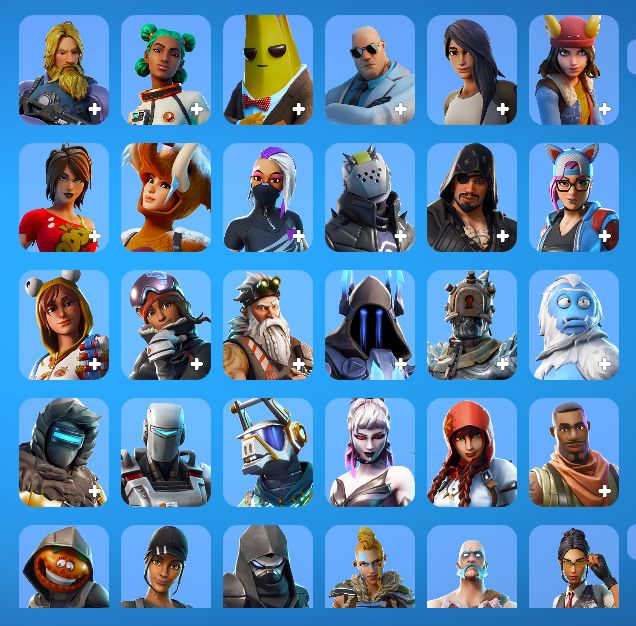 CONTA FORNITE COM VARIAS SKINS LINDAS E BONITAS