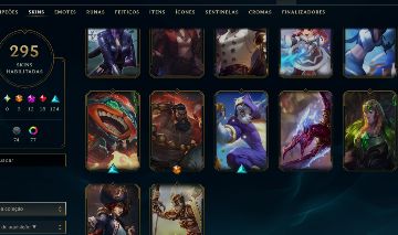 Nv 681 | Esmeralda I | 1kk742 Swain | 295 Skins | Yi Linha de Comando