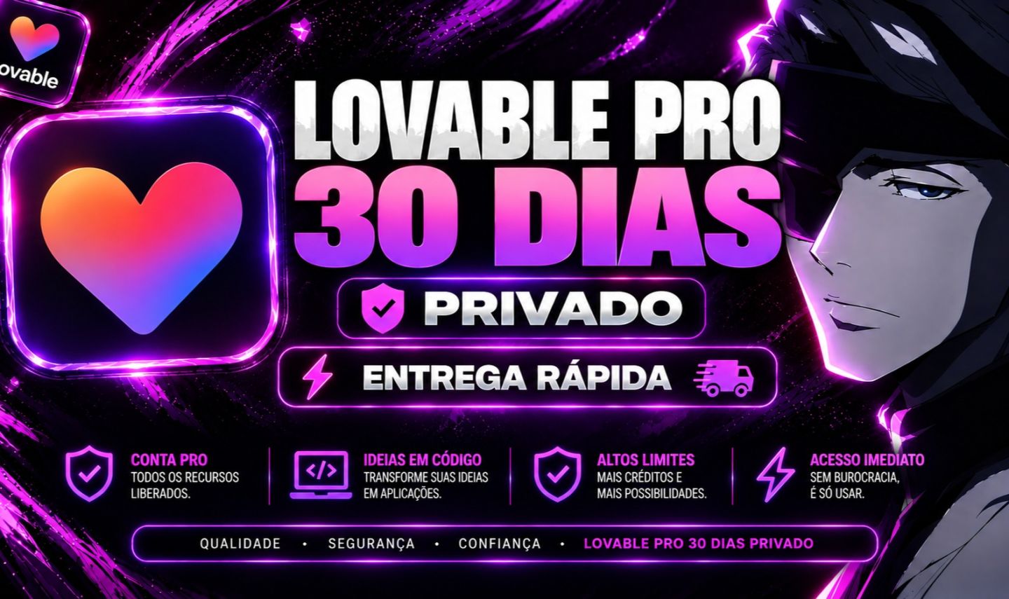 Lovable Pro 30 Dias - Privado + Entrega Rapida