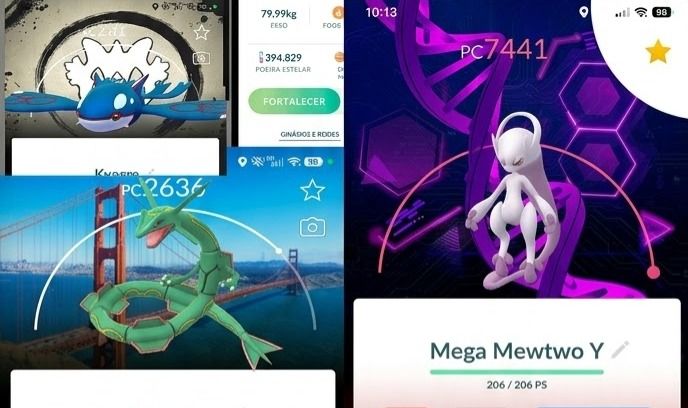 Conta Pokémon Go com muitos pokémons ivs 100%