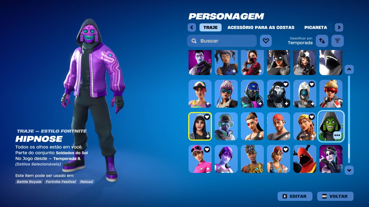 Conta de fornite muito rara com machado leviatã + ea fc 26