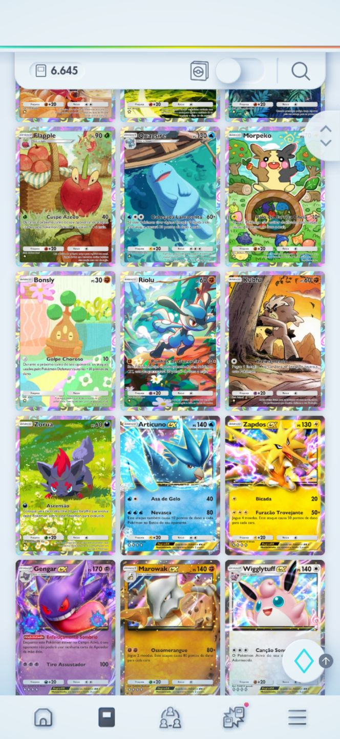 CONTA RARA POKÉMON TCG POCKET