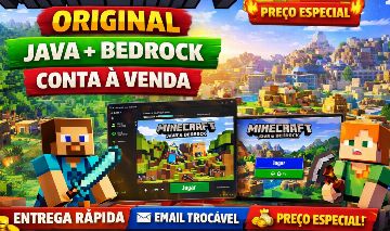 Conta Minecraft Original Java + Bedrock - Minecraft - Contas - GGMAX