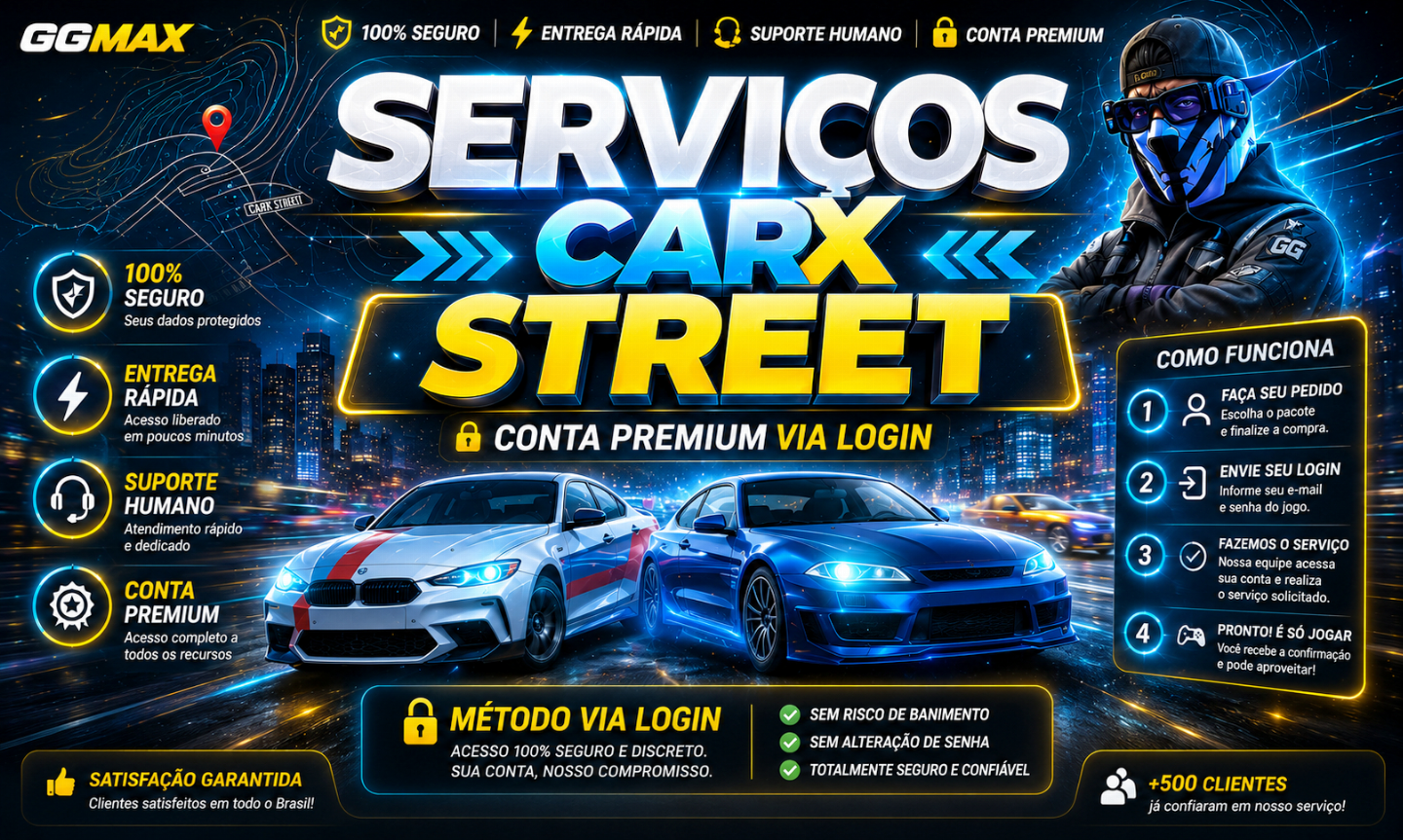 CarX Street VIP | 100% ANTI-BAN | Garantia e Qualidade Premium