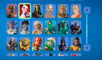 Conta de Fortnite com várias skin