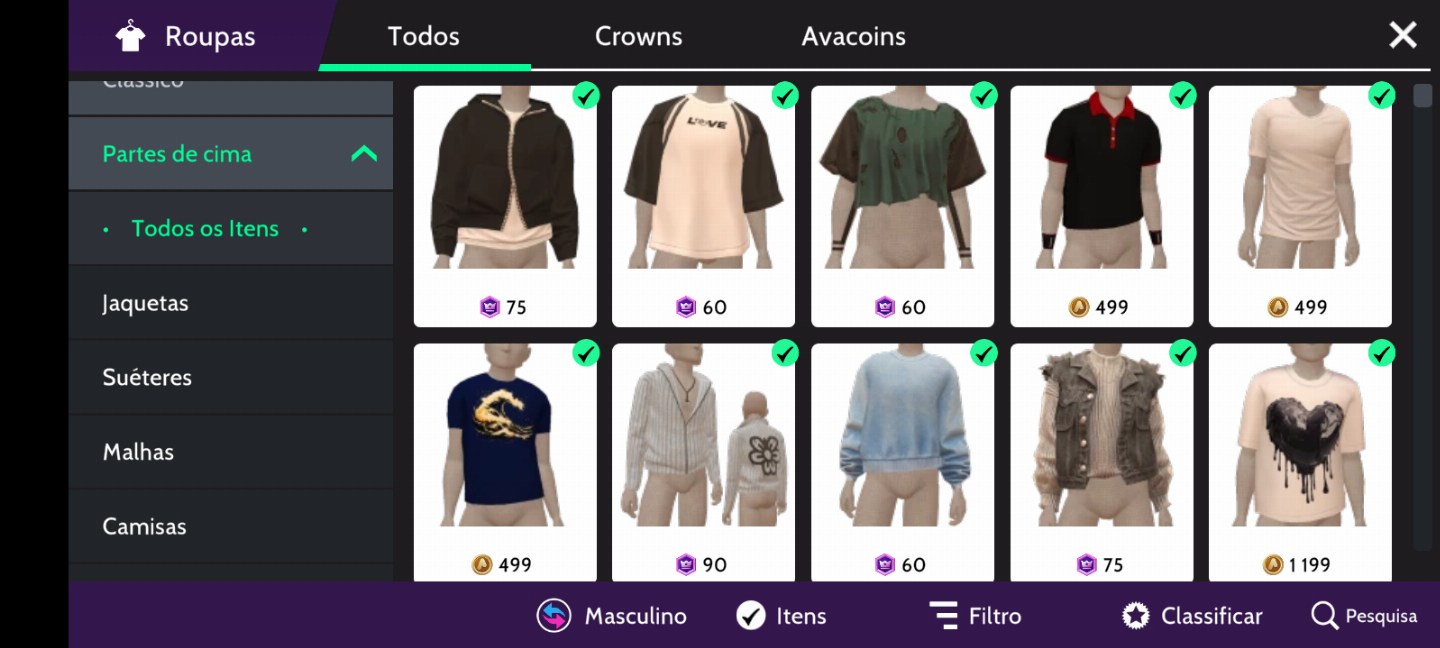 CONTA UNISSEX AVAKIN LIFE [ VALOR NEGOCIÁVEL]