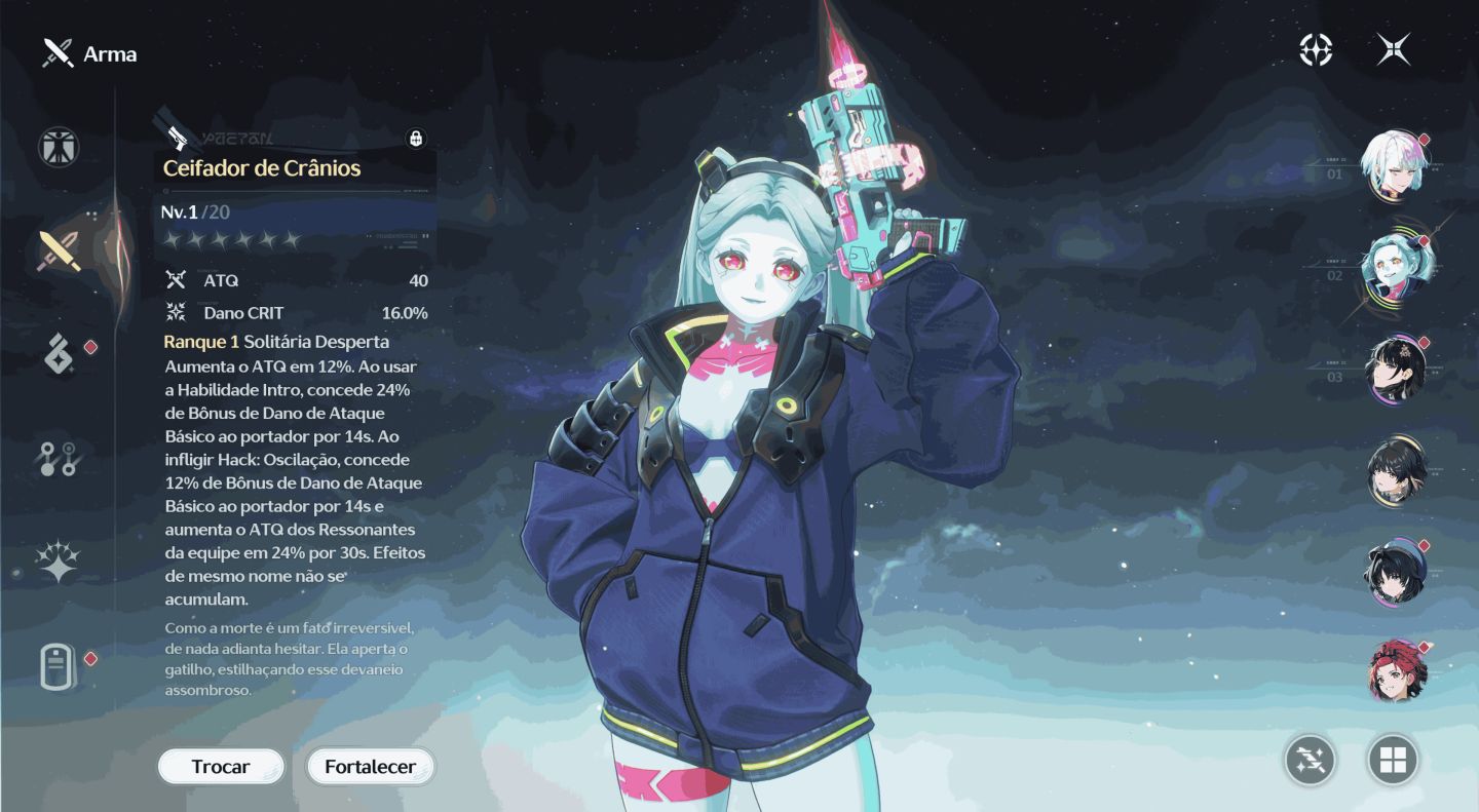 Wuthering Waves - Contas Reroll Collab Cyberpunk - Varias Lucys S3 a S6 e Mais