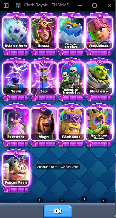 CONTA CLASH ROYALE 14K TROFÉUS | 18 EVO | 11 MAX | FULL ACESSO | PEKKA E MK FUL
