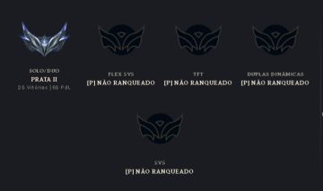 CONTA LEAGUE OF LEGENDS PRATA II pronta pra ranked.