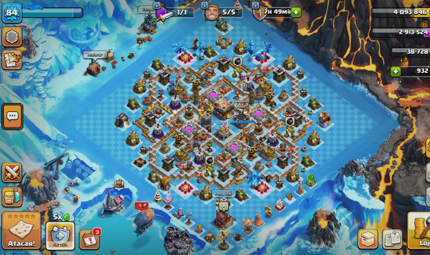 Conta CV 11 Clash of Clans