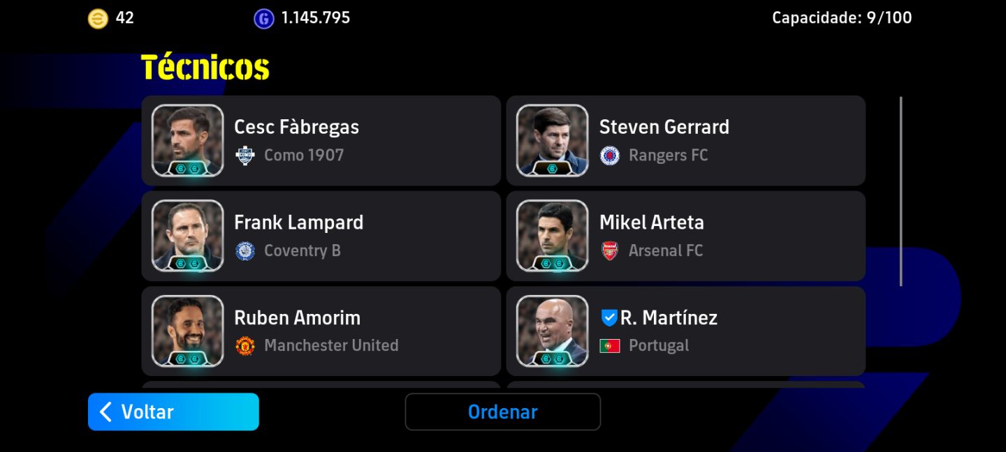 Conta eFootball - COMPLETA 3285 Força Coletiva (full épico e bem montada)