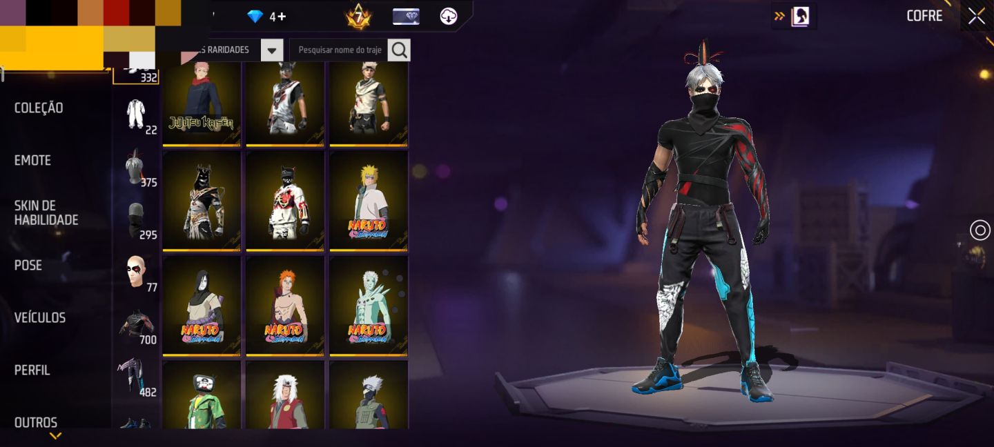 CONTA FREE FIRE (GEMADA)