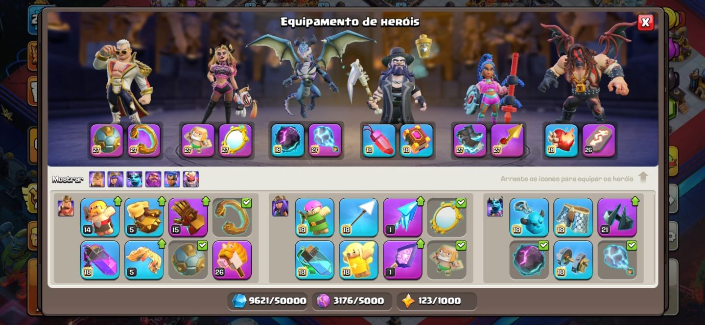 CV18 FULL RARO SKINS E PAISAGEM EXCLUSIVAS