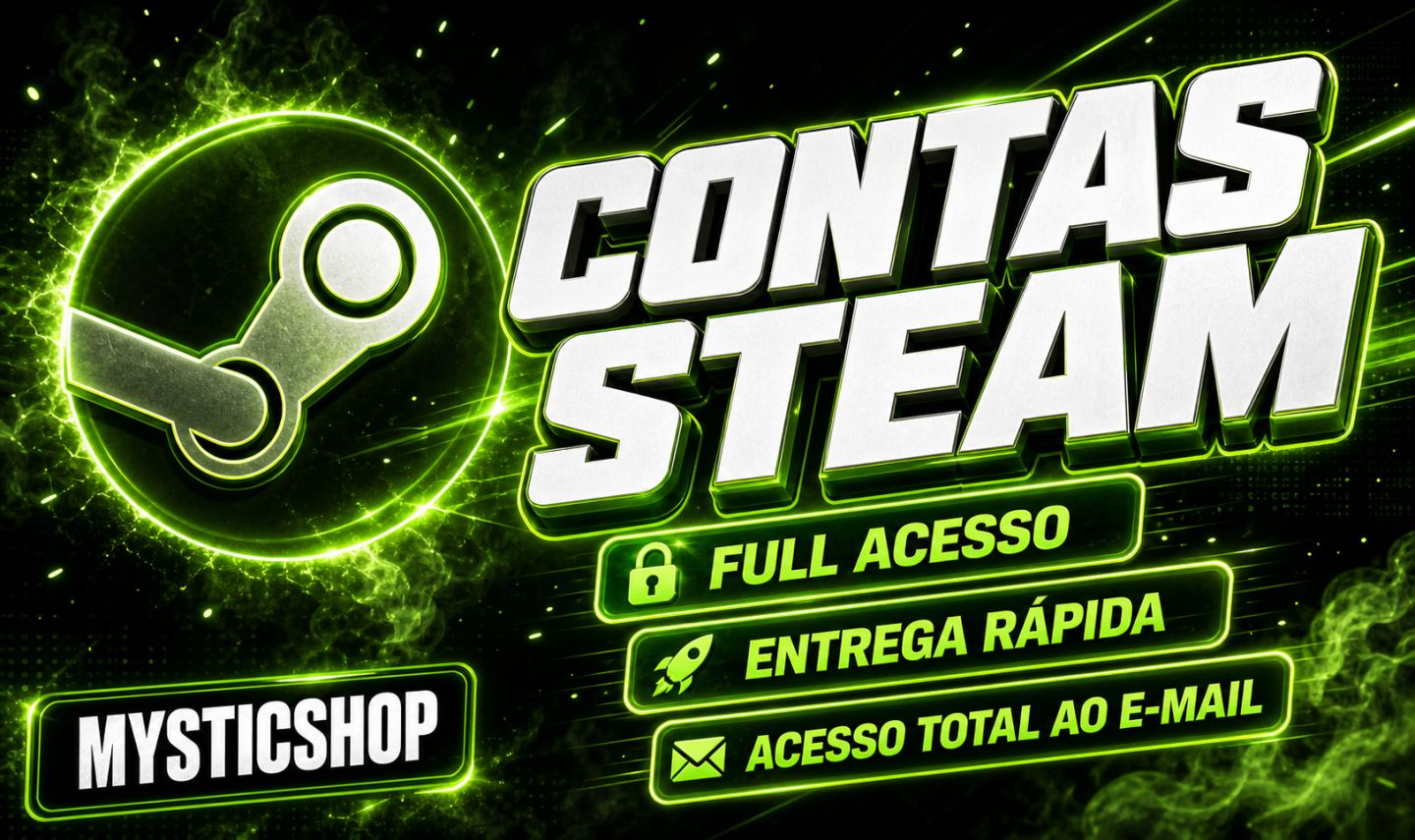 [MELHORES PREÇOS] CONTAS JOGOS STEAM (FULL ACESSO) | ON-LINE | COMPRE JÁ!