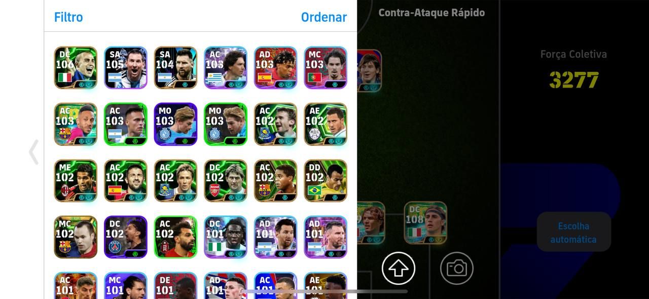 CONTA SEMI-FULL! DEL PIERO BLITZ + BALE 108 + ROMARIO ANTIGO + HAZARD 109 E++++!