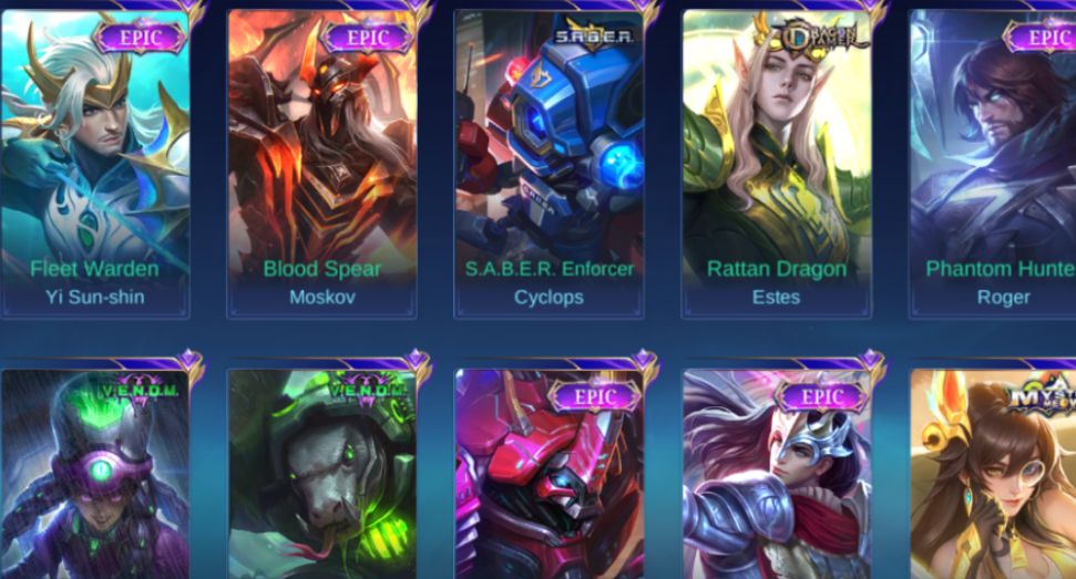 Conta Mobile Legends Lendary | 212 Skins | 100+ Heróis | Collector Floryn