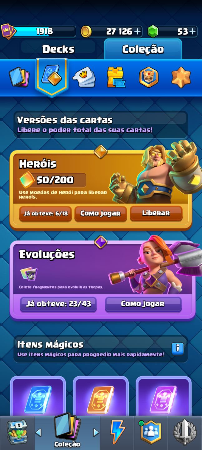 Conta de Clash Royale com 13k