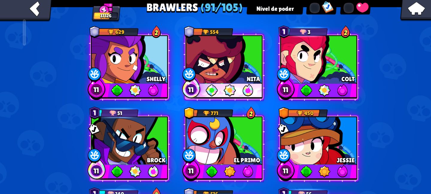 [Megaaaaa conta de BS] Continha super braba de Brawl Stars!!