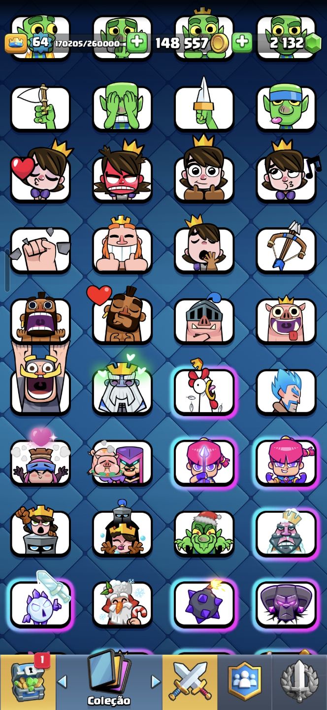 CLASH ROYALE CONTA MUITO RARA!!