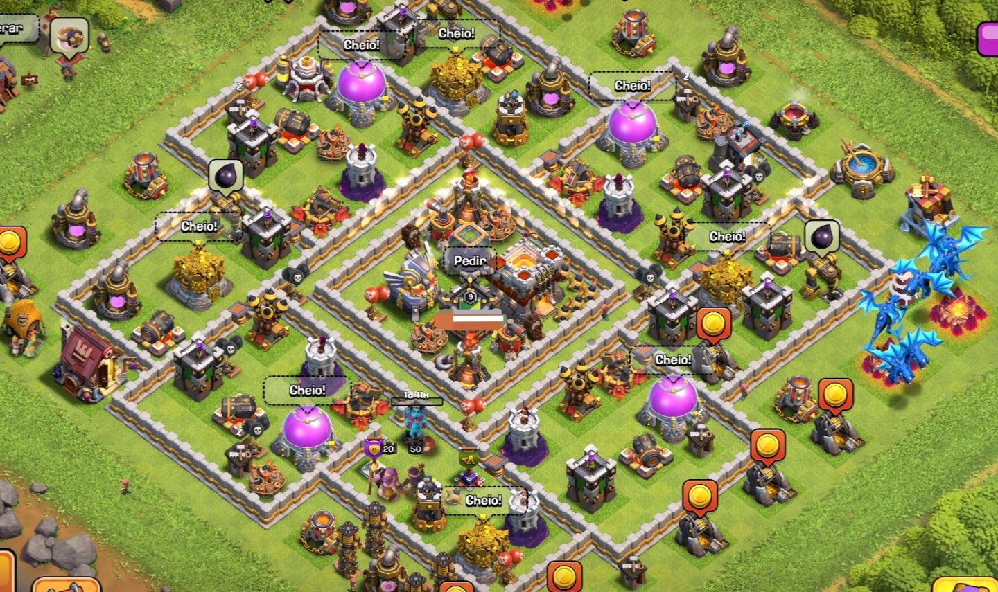 Contas Clash of Clans CV11 ao CV15 | Bem Evoluídas | Entrega Rápida