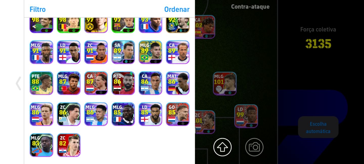 Conta Efootball com pack da Holanda