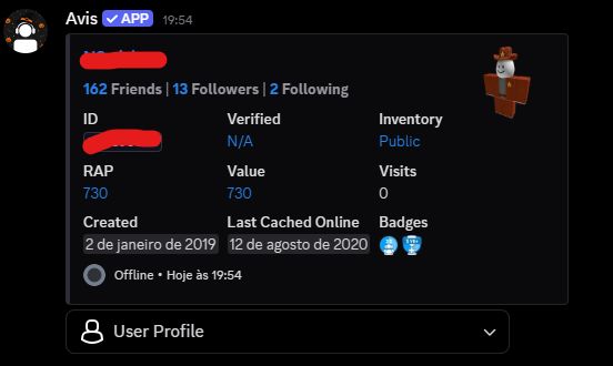 CONTA ROBLOX ANTIGA 2019 COM WICKED EGG OF CALAMITY + 25 OFFSALES [UNVERIFIED]