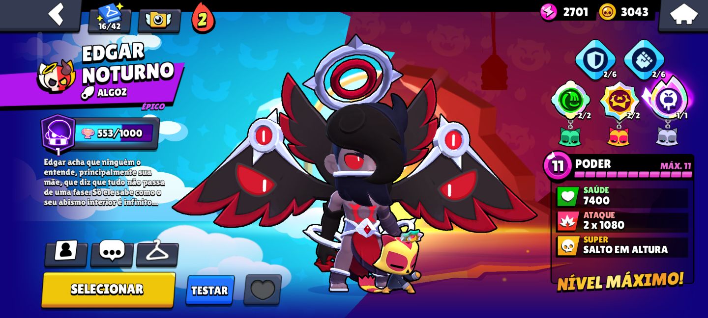 Conta de Brawl Stars Gemada com 87 mil troféus | 100% Acesso