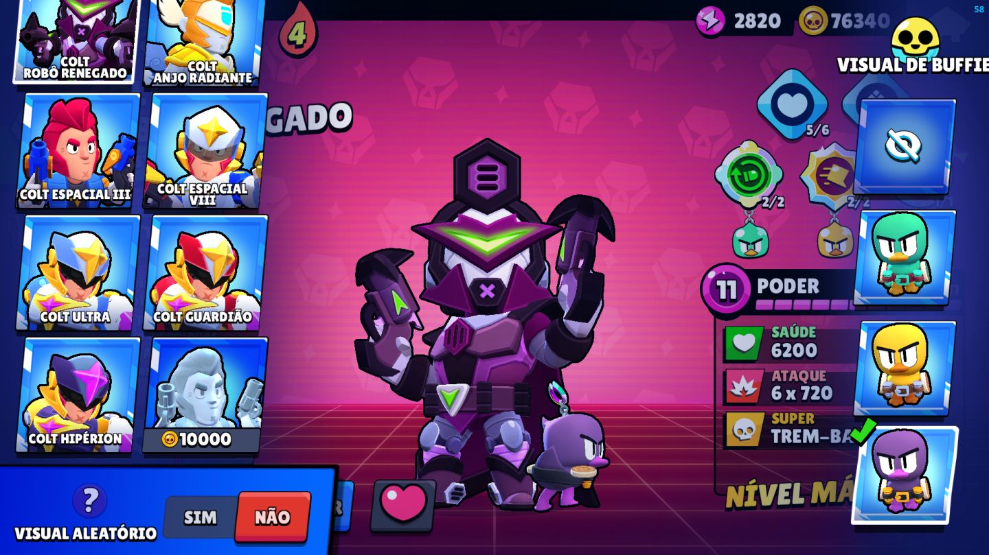 Conta Brawl Stars Full Lvl 11