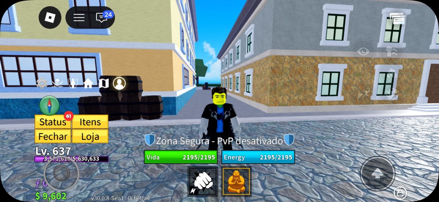 CONTA BLOX FRUITS | BUDDHA EQUIPADA E LVL 640