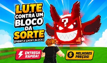 LUTE CONTRA UM BLOCO DA SORTE [FIGHT A LUCKY BLOCK]