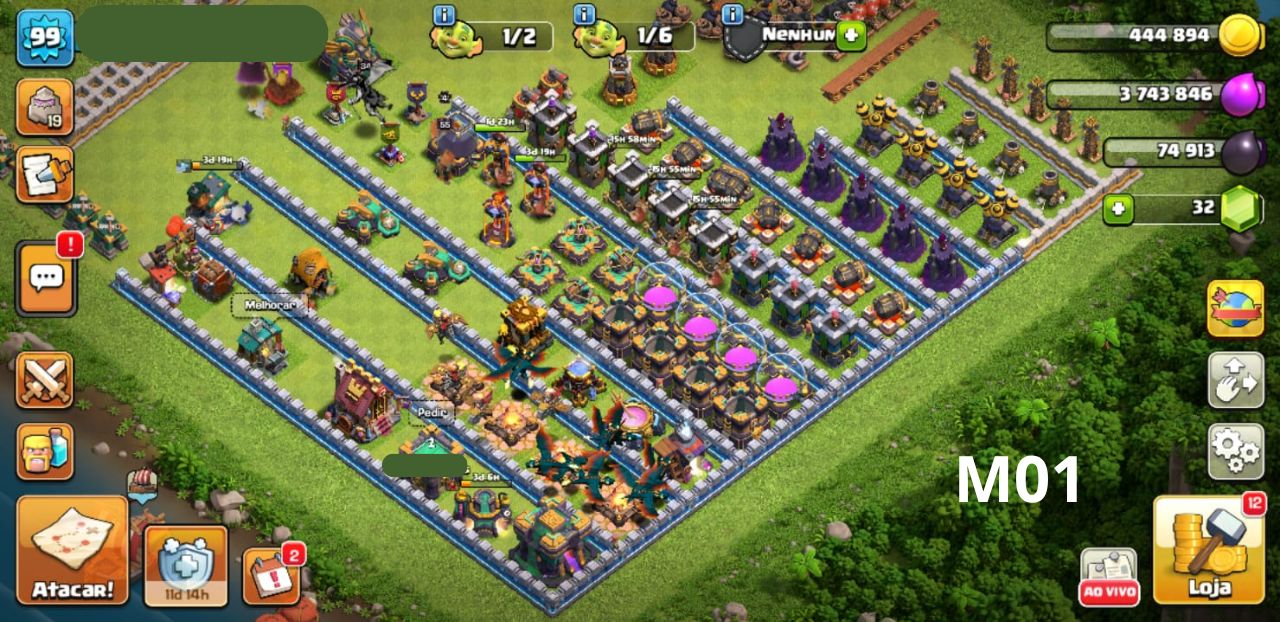 Contas de Clash of Clans Full Acesso